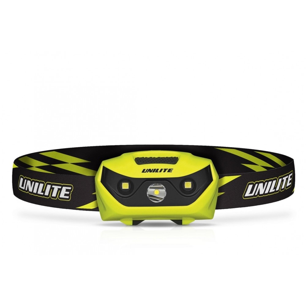 UNILITE PS-HDL6R LED USB Rechargeable Dual Power SMD Helmet Headlight 350 Lumen