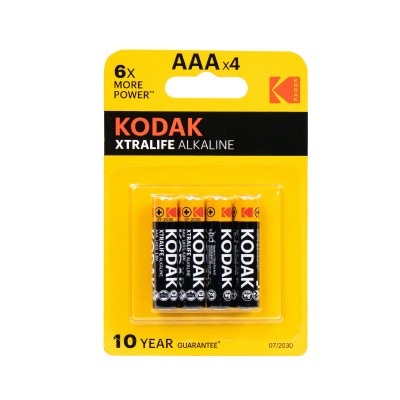 Kodak XTRALIFE alkaline AAA batteries  