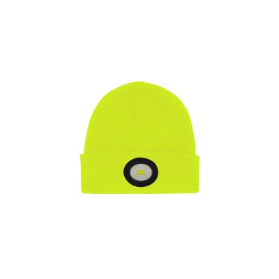 Unilite LED Beanie Light  BE-02+Y 150 Lm Li-polymer USB rechargeable light in warm knitted beanie