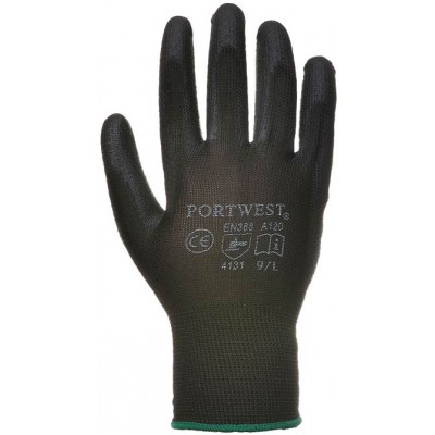 PU Palm Coated Gloves-Large
