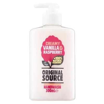 Original Source Creamy Vanilla & Raspberry Hand Wash 300ml Pack of 6